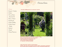 Tablet Screenshot of christines-garten.de